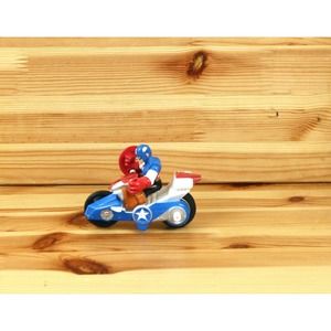 CAPTAIN AMERICA & SHIELD RACER Playskool Marvel Super Hero Motorcycle Imaginext